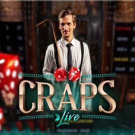 Live Craps online game logo by Evolution on basssbet.at