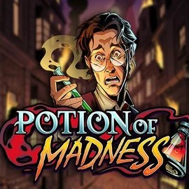 Potion of Madness slot visual from Play'n GO available on basssbet.at