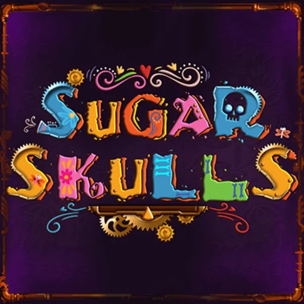 Sugar Skulls online game logo by Booming Games on basssbet.at